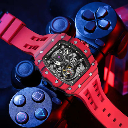 Tsarbomba Elemental TB8208CF Carbon Fiber Automatic Men's Watch
