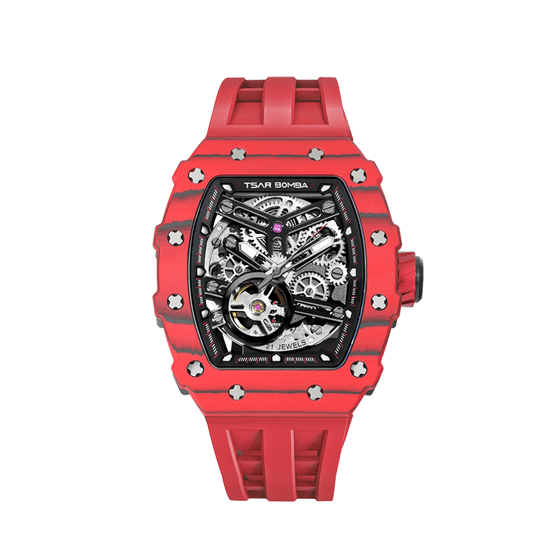 TSAR BOMBA TB8208CF Carbon Fiber Automatic Mechanical Watch