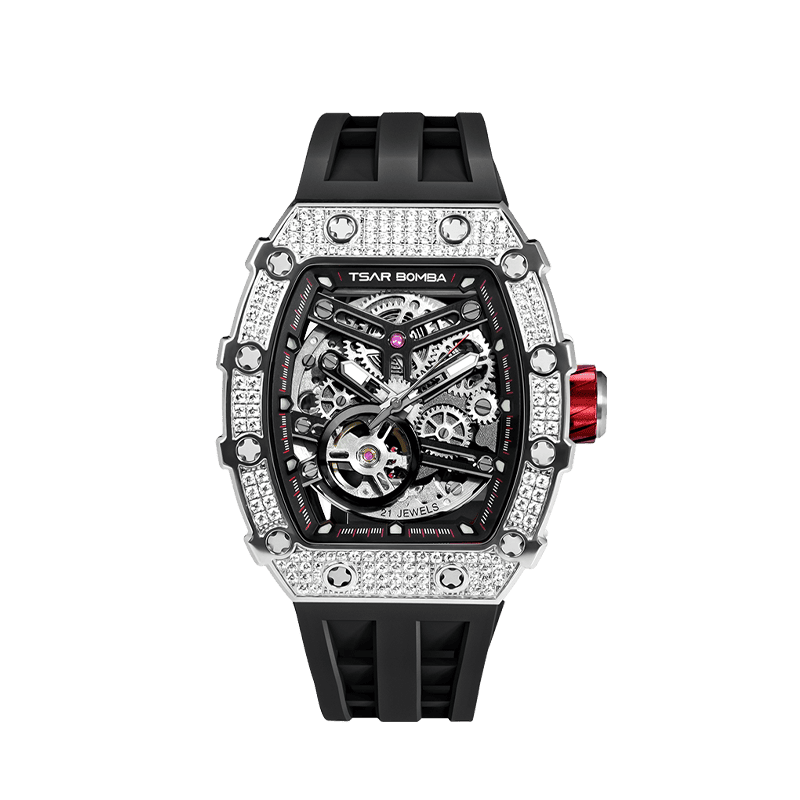 Tsarbomba TB8208D Automatic Watch Cubic Zirconia