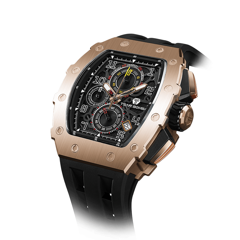 Tsar Bomba Elemental TB8204Q Quartz Watch Stainless Steel Case
