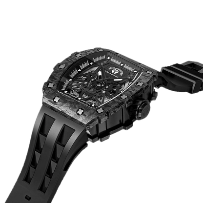 Tsarbomba TB8207CF Automatic Watch Carbon Fiber Black