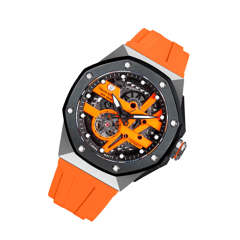 Tsarbomba TB8803A Automatic Skeleton Sports Watch