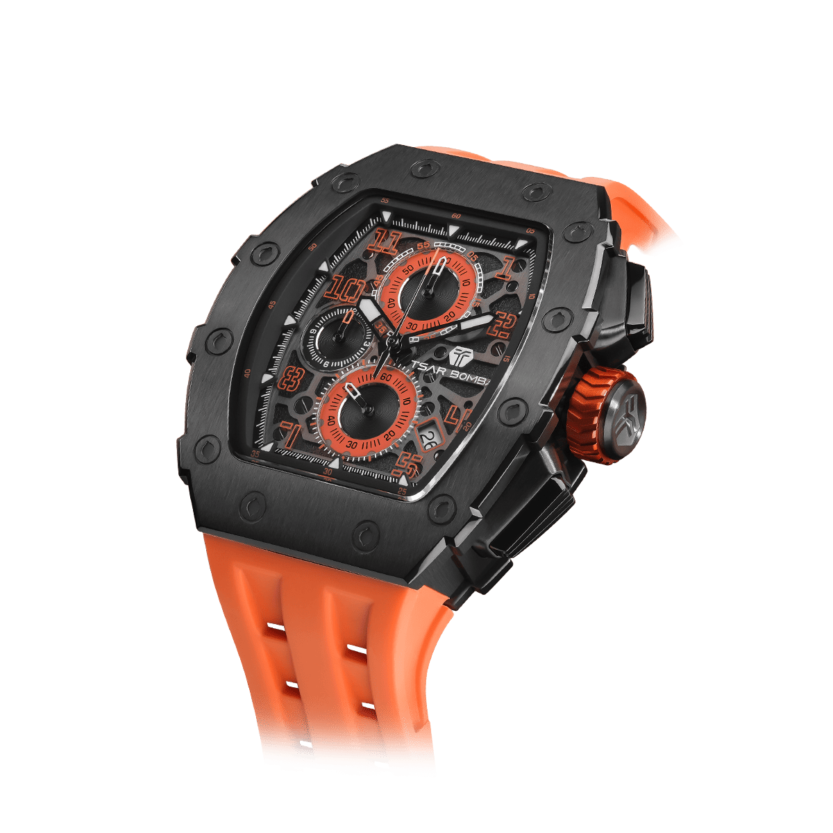 Tsar Bomba Elemental TB8204Q Quartz Watch Stainless Steel Case