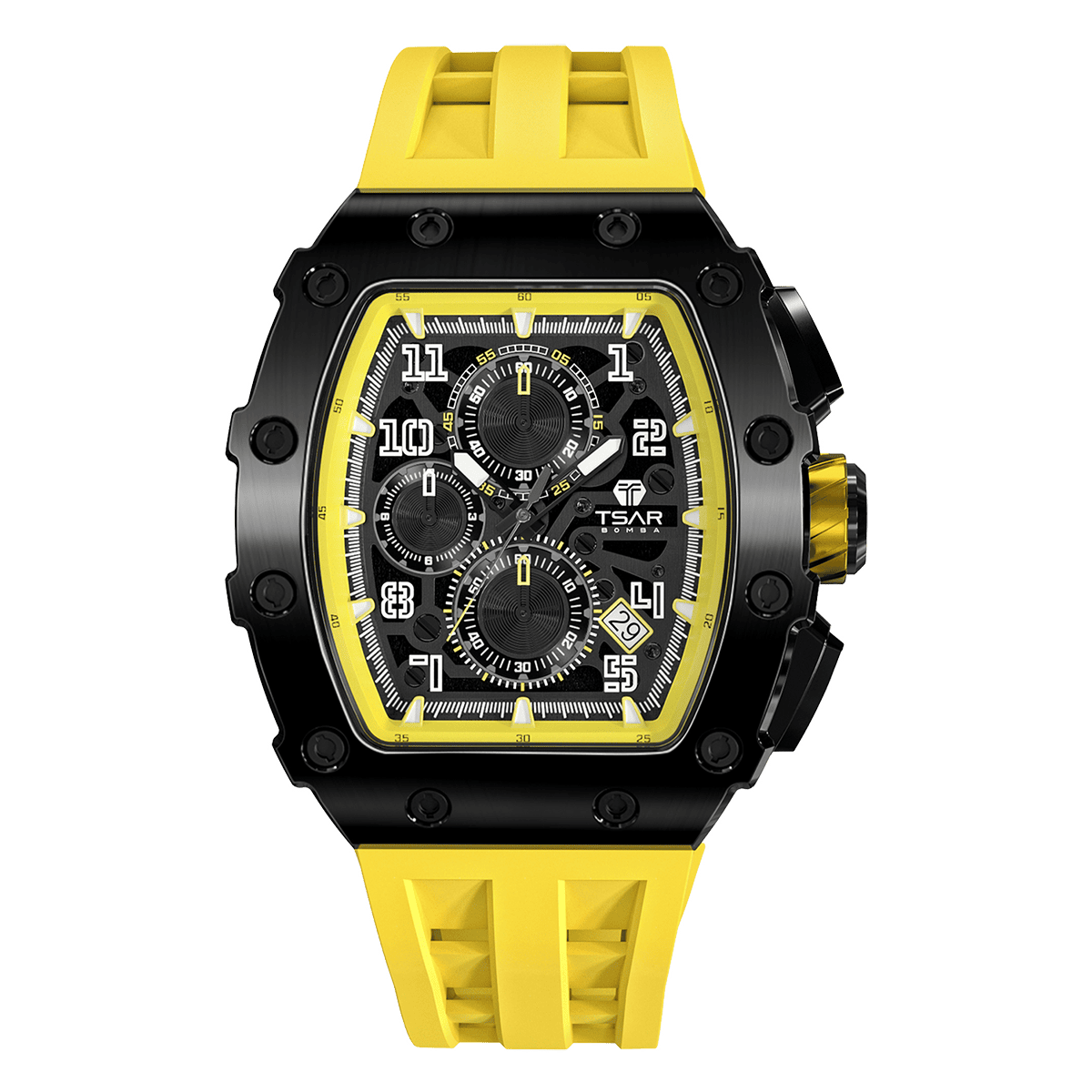 Tsar Bomba Elemental TB8204Q Quartz Watch Stainless Steel Case