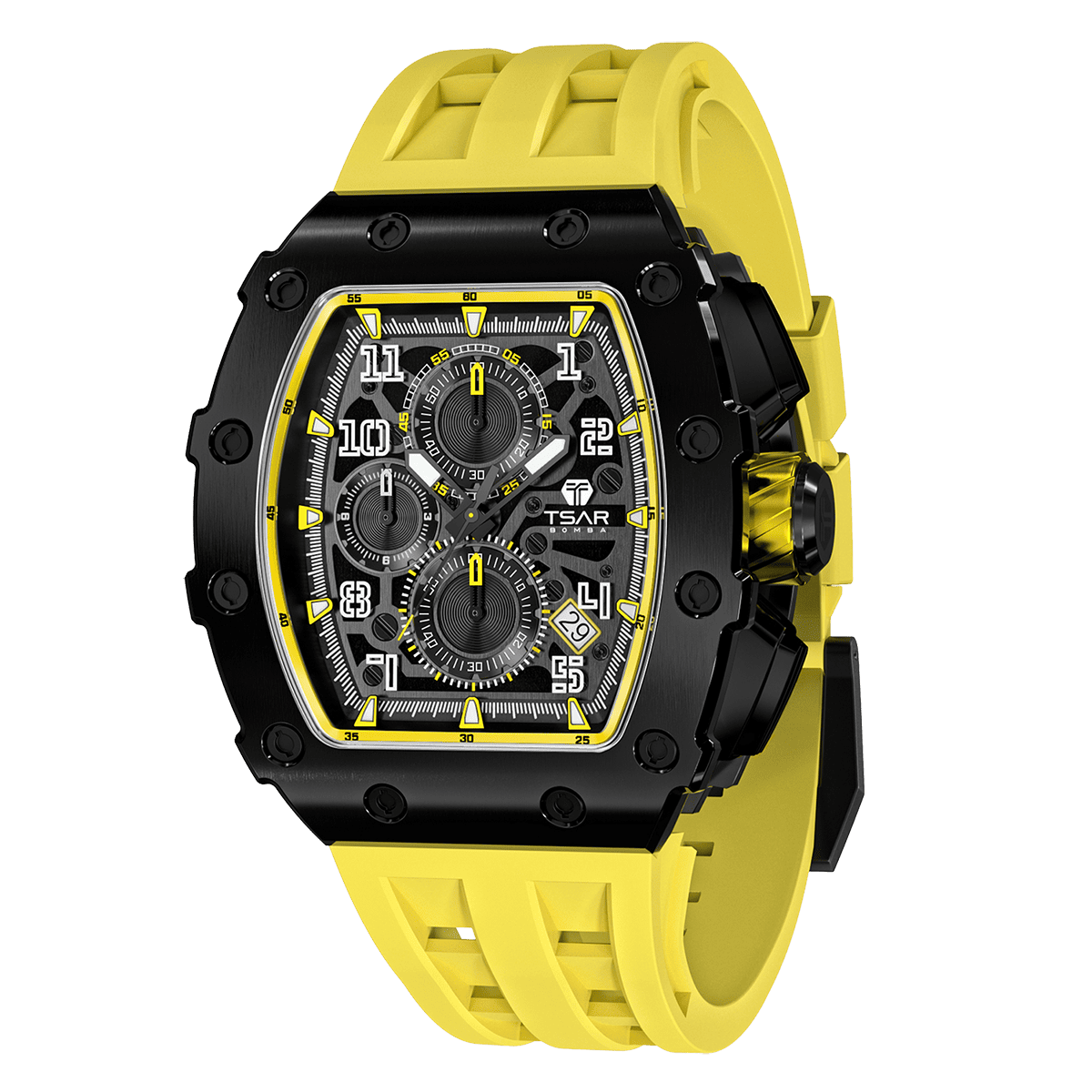 Tsar Bomba Elemental TB8204Q Quartz Watch Stainless Steel Case