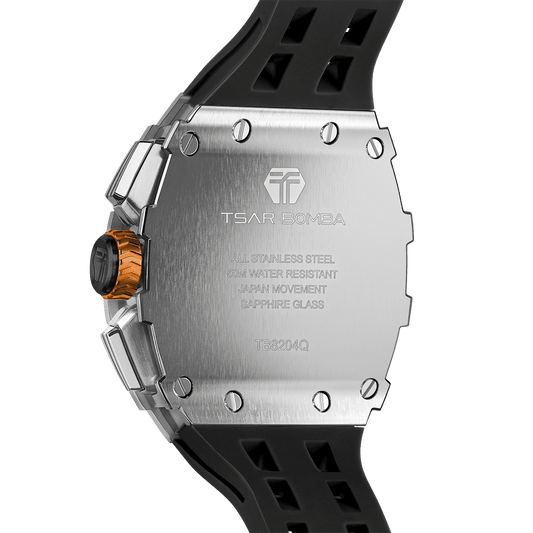 Tsarbomba Elemental TB8204Q Stainless Steel Quartz Chronograph Watch