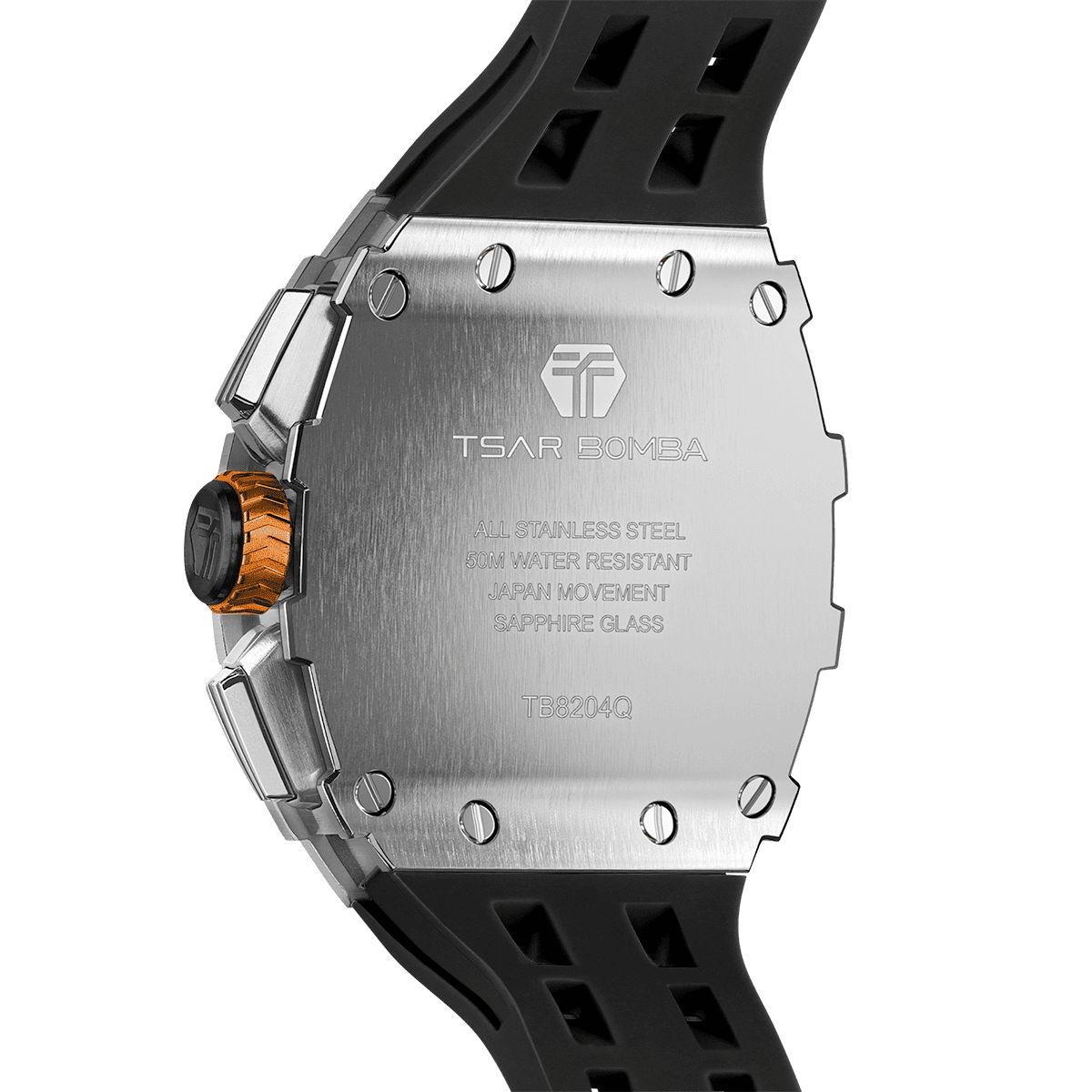 Tsar Bomba Elemental TB8204Q Quartz Watch Stainless Steel Case