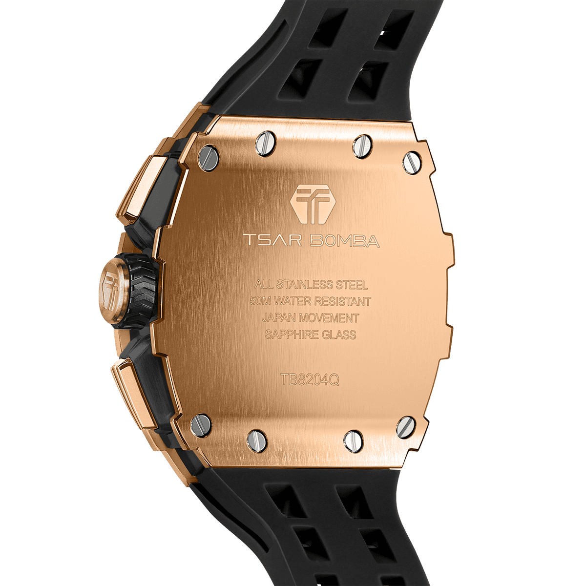 Tsar Bomba Elemental TB8204Q Quartz Watch Stainless Steel Case