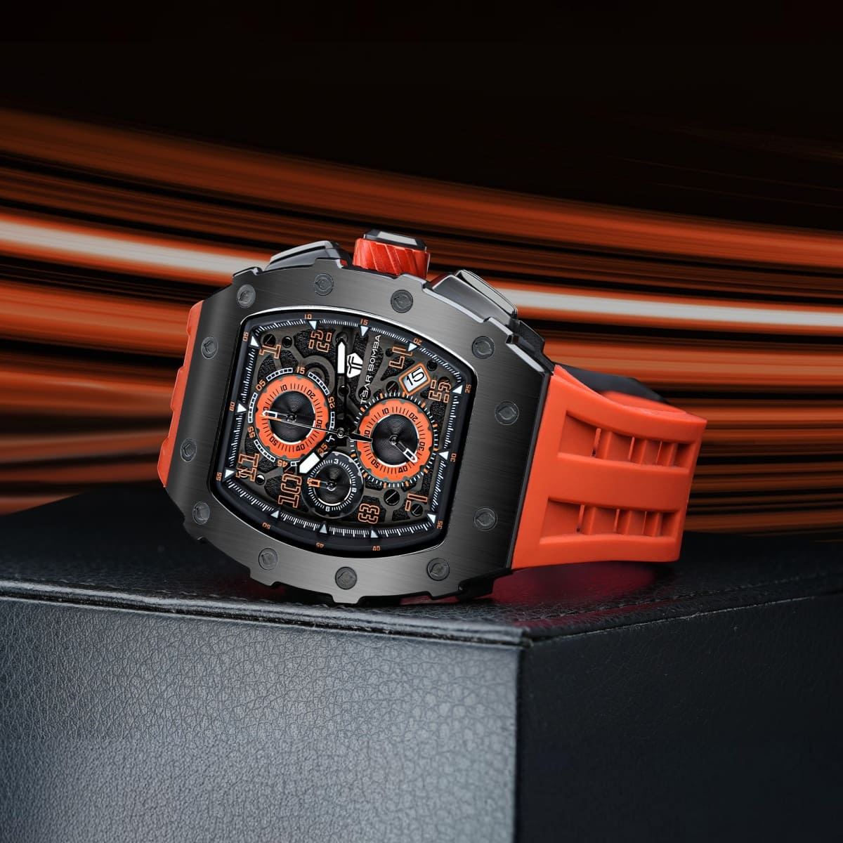 Tsar Bomba Elemental TB8204Q Quartz Watch Stainless Steel Case