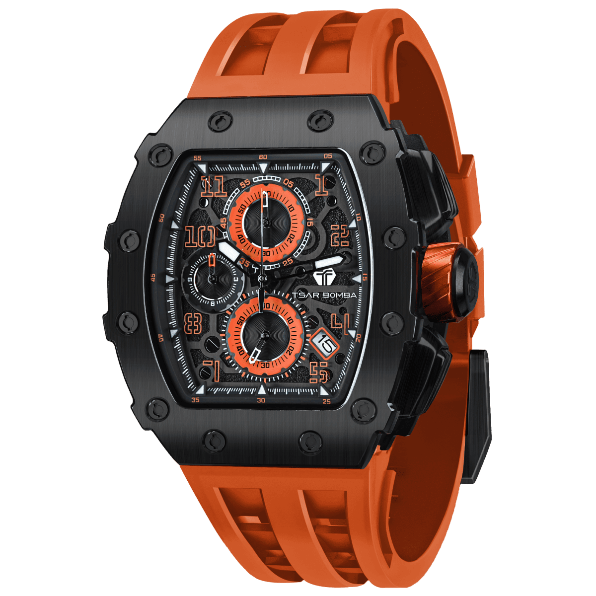 Tsar Bomba Elemental TB8204Q Quartz Watch Stainless Steel Case