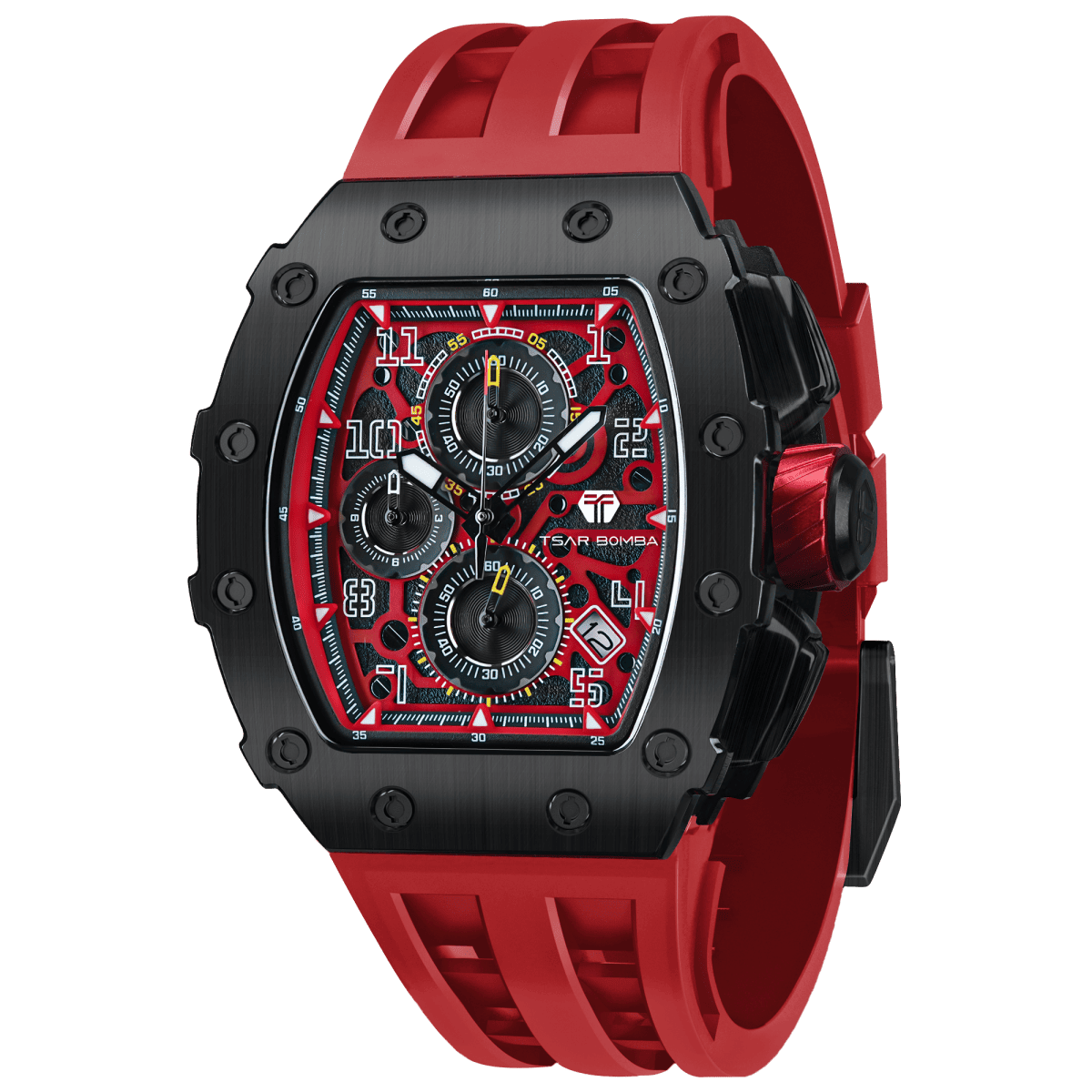 Tsar Bomba Elemental TB8204Q Quartz Watch Stainless Steel Case