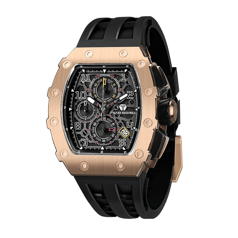 Tsar Bomba Elemental TB8204Q Quartz Watch Stainless Steel Case