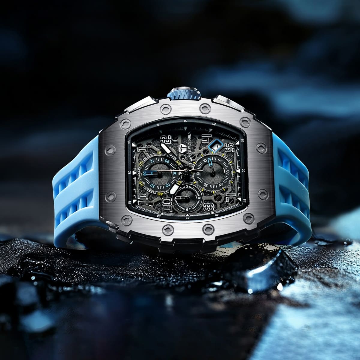 Tsar Bomba Elemental TB8204Q Quartz Watch Stainless Steel Case