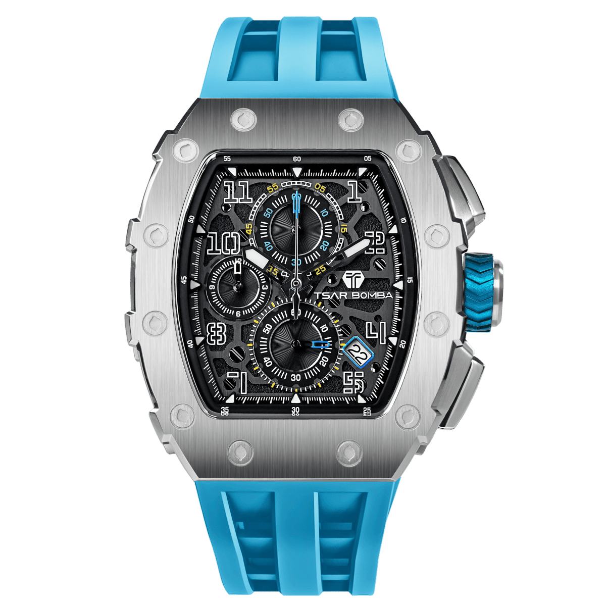 Tsar Bomba Elemental TB8204Q Quartz Watch Stainless Steel Case