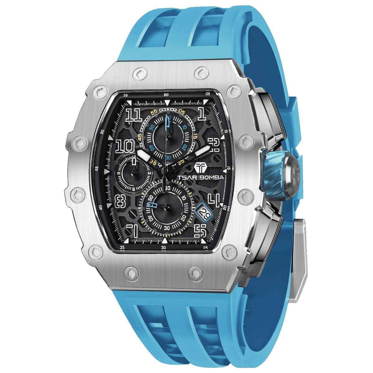 Tsar Bomba Elemental TB8204Q Quartz Watch Stainless Steel Case