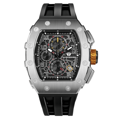 Tsar Bomba Elemental TB8204Q Quartz Watch Stainless Steel Case
