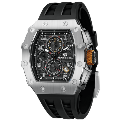 Tsar Bomba Elemental TB8204Q Quartz Watch Stainless Steel Case