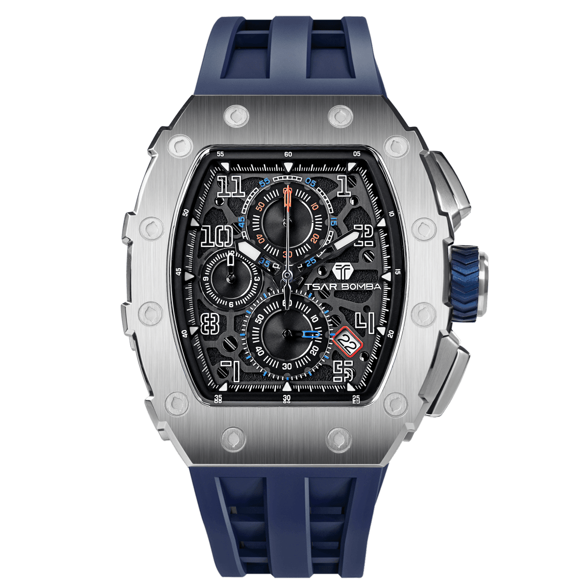 Tsar Bomba Elemental TB8204Q Quartz Watch Stainless Steel Case