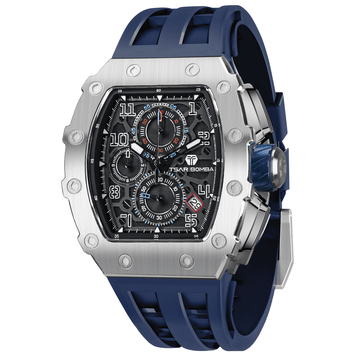 Tsar Bomba Elemental TB8204Q Quartz Watch Stainless Steel Case