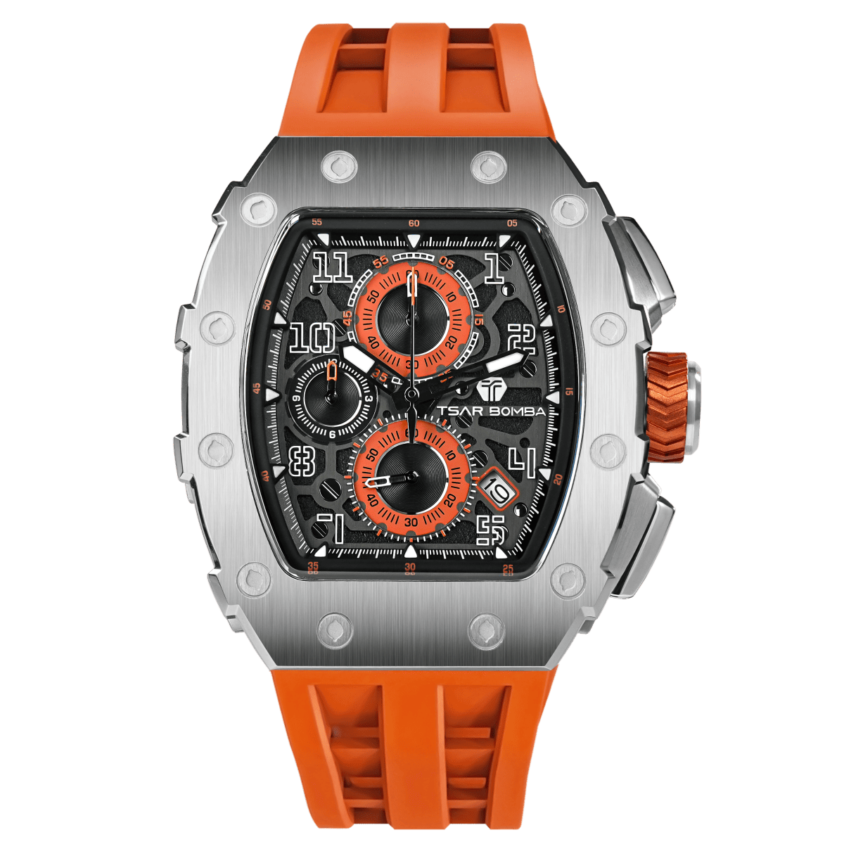 Tsar Bomba Elemental TB8204Q Quartz Watch Stainless Steel Case