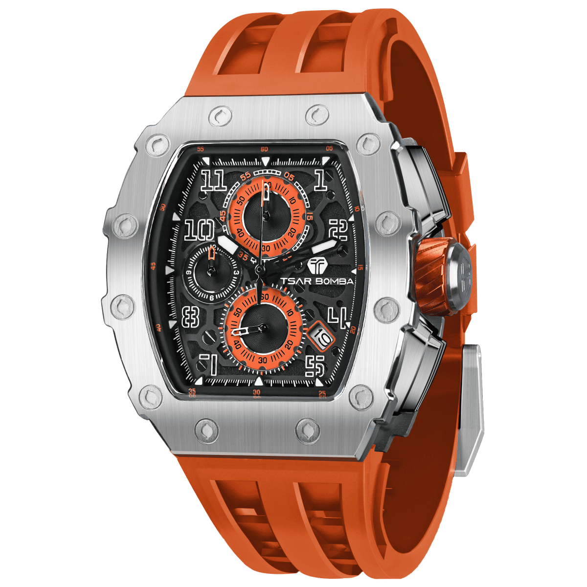 Tsar Bomba Elemental TB8204Q Quartz Watch Stainless Steel Case