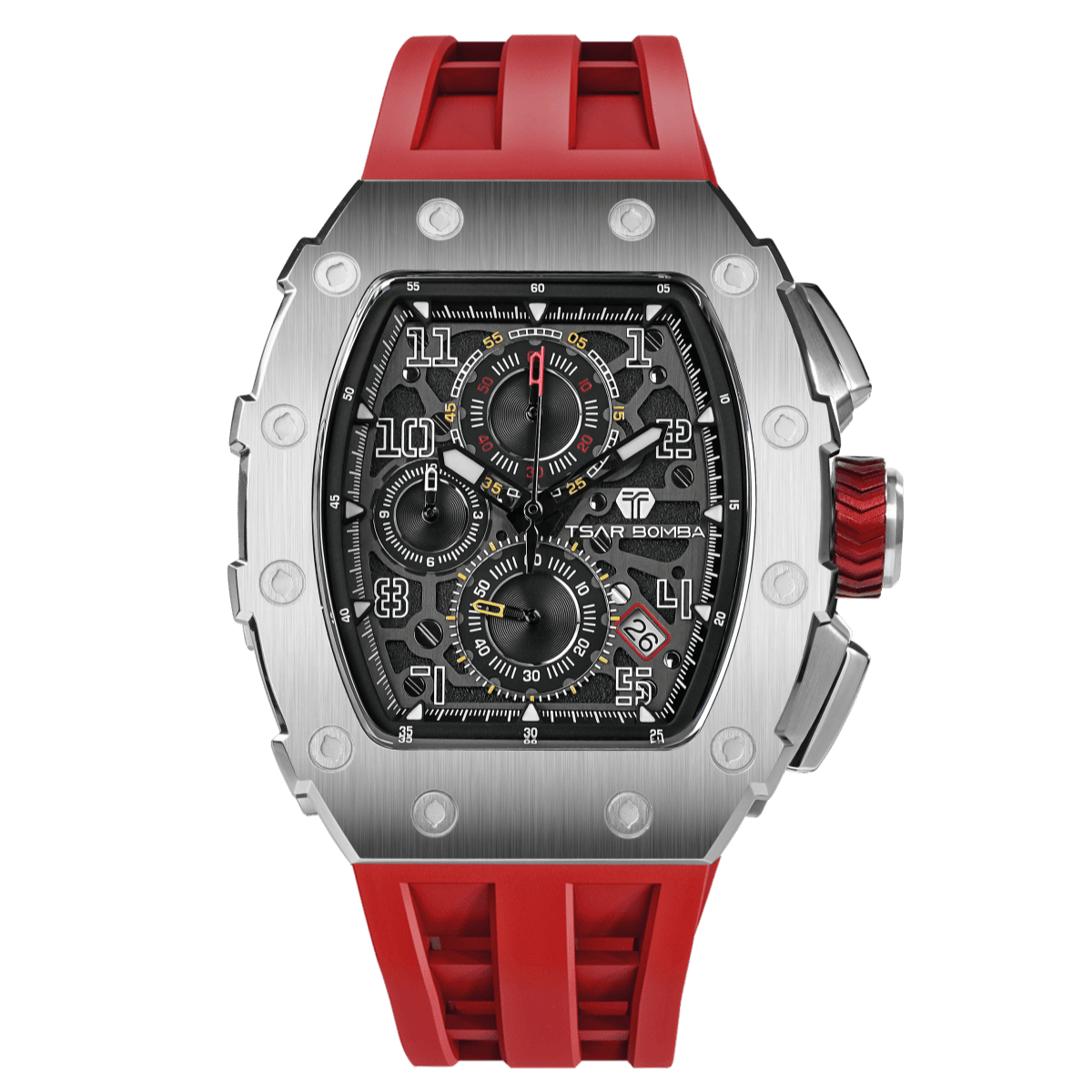 Tsar Bomba Elemental TB8204Q Quartz Watch Stainless Steel Case