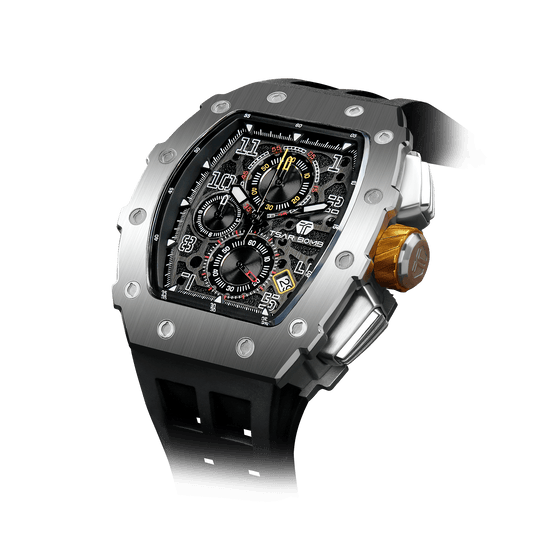 Tsarbomba Elemental TB8204Q Stainless Steel Quartz Chronograph Watch