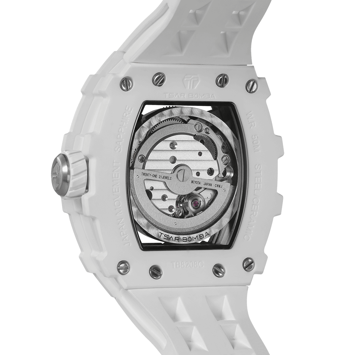 Tsar Bomba TB8208C Elemental Automatic Luxury Ceramic Watch