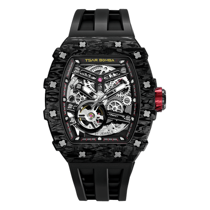 Tsarbomba Elemental TB8208CF Carbon Fiber Automatic Men's Watch