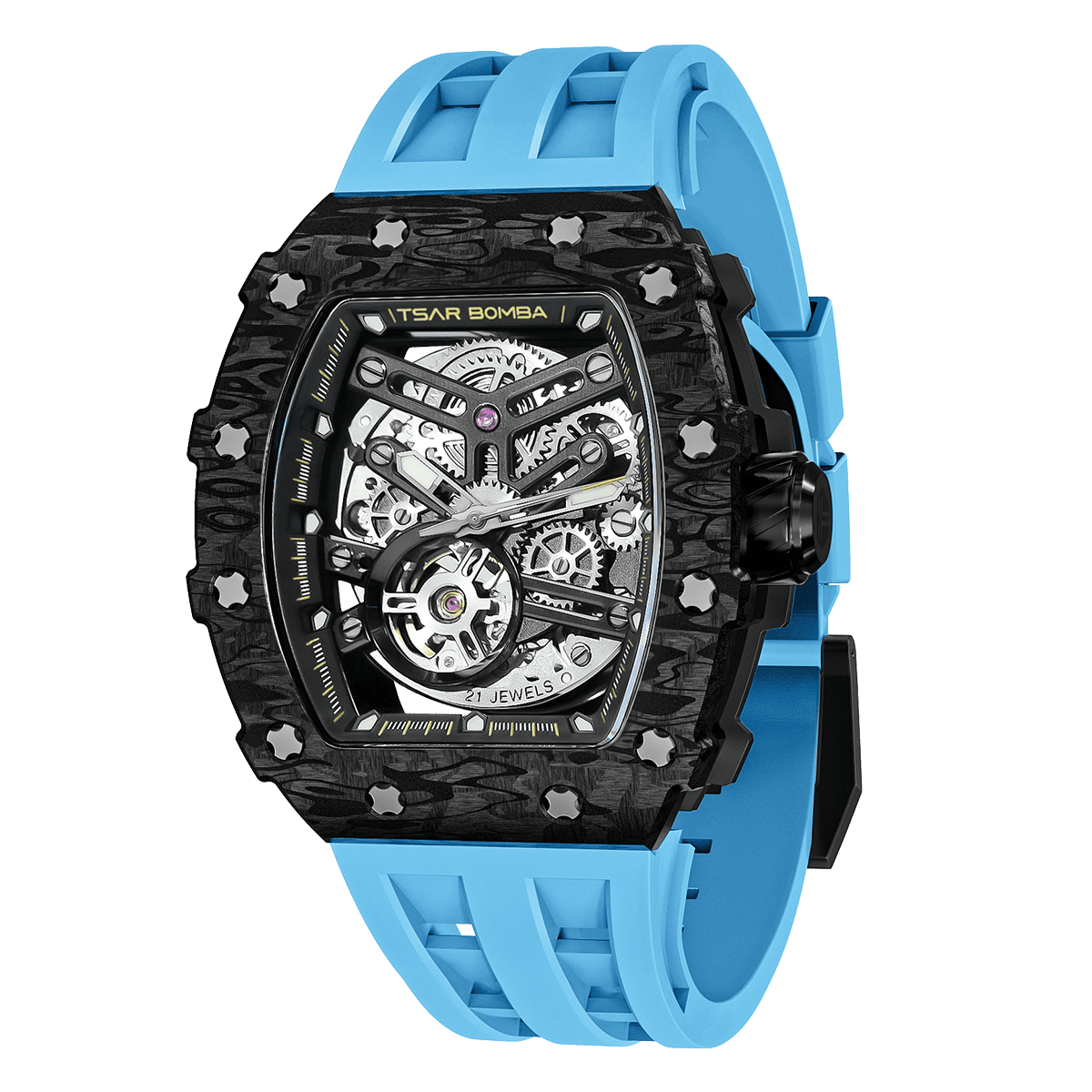 TSAR BOMBA TB8208CF Carbon Fiber Automatic Mechanical Watch
