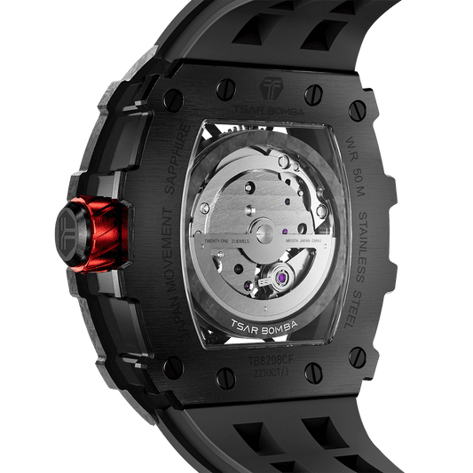 Tsarbomba Elemental TB8208CF Carbon Fiber Automatic Men's Watch