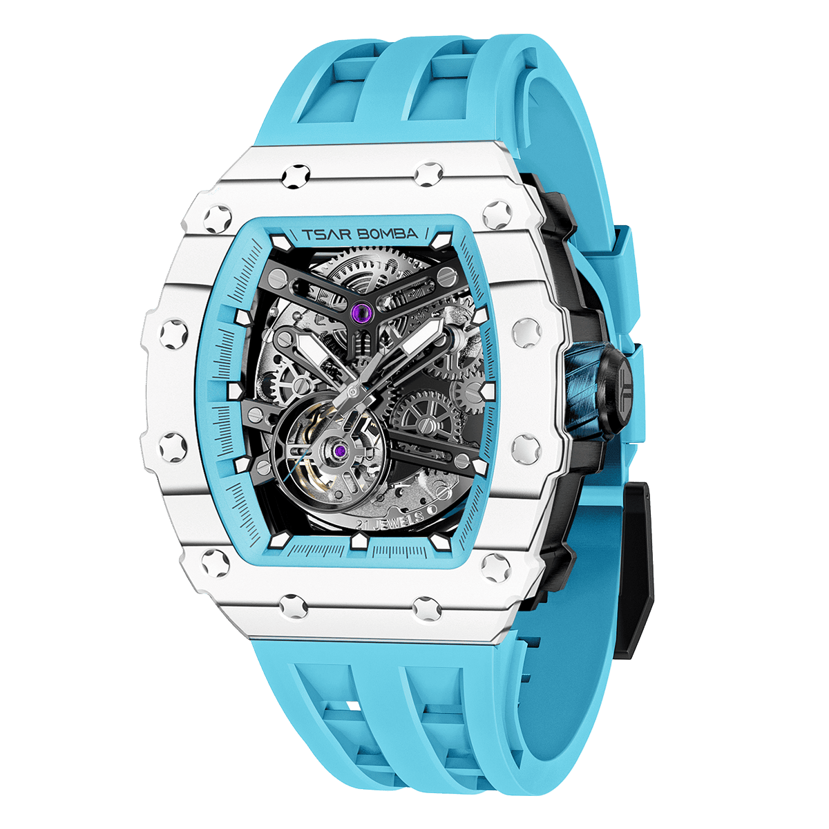 Tsarbomba Elemental TB8208CF Carbon Fiber Automatic Men's Watch