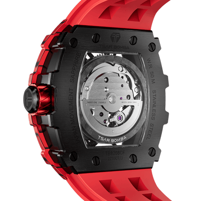 Tsarbomba Elemental TB8208CF Carbon Fiber Automatic Men's Watch