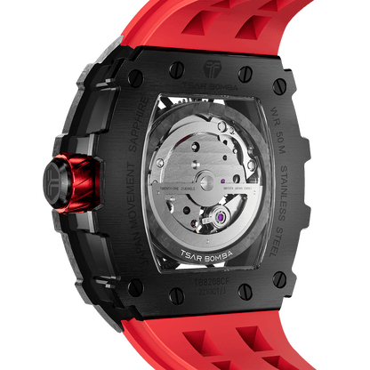 TSAR BOMBA TB8208CF Elemental Automatic Watch Carbon Fiber