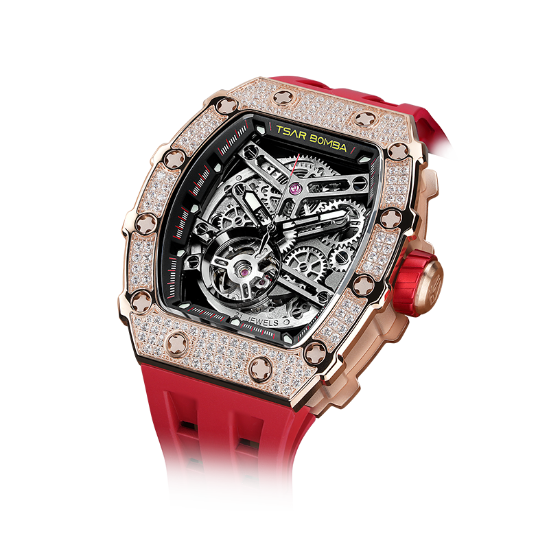 Tsarbomba TB8208D Automatic Watch Cubic Zirconia