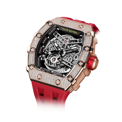 Tsarbomba TB8208D Automatic Watch Cubic Zirconia