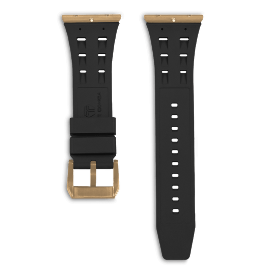 Tsarbomba TB8210 and TB8211 Replacement Watch Strap Quick-Release Fluororubber
