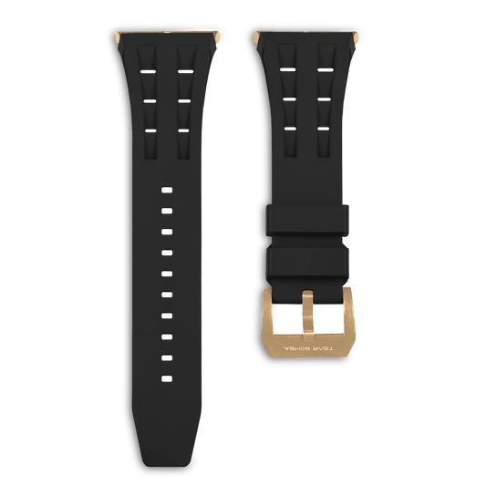 Tsarbomba TB8210 and TB8211 Replacement Watch Strap Quick-Release Fluororubber