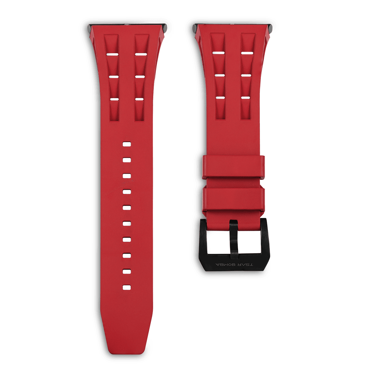 Tsarbomba TB8210 and TB8211 Replacement Watch Strap Quick-Release Fluororubber