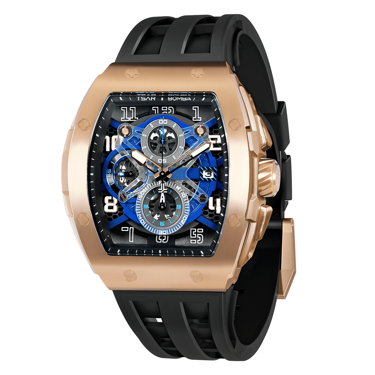 Tsarbomba Elemental TB8211Q Quartz Watch Stainless Steel