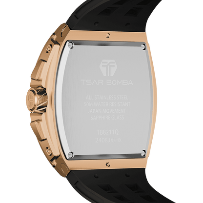 Tsarbomba Elemental TB8211Q Quartz Watch Stainless Steel