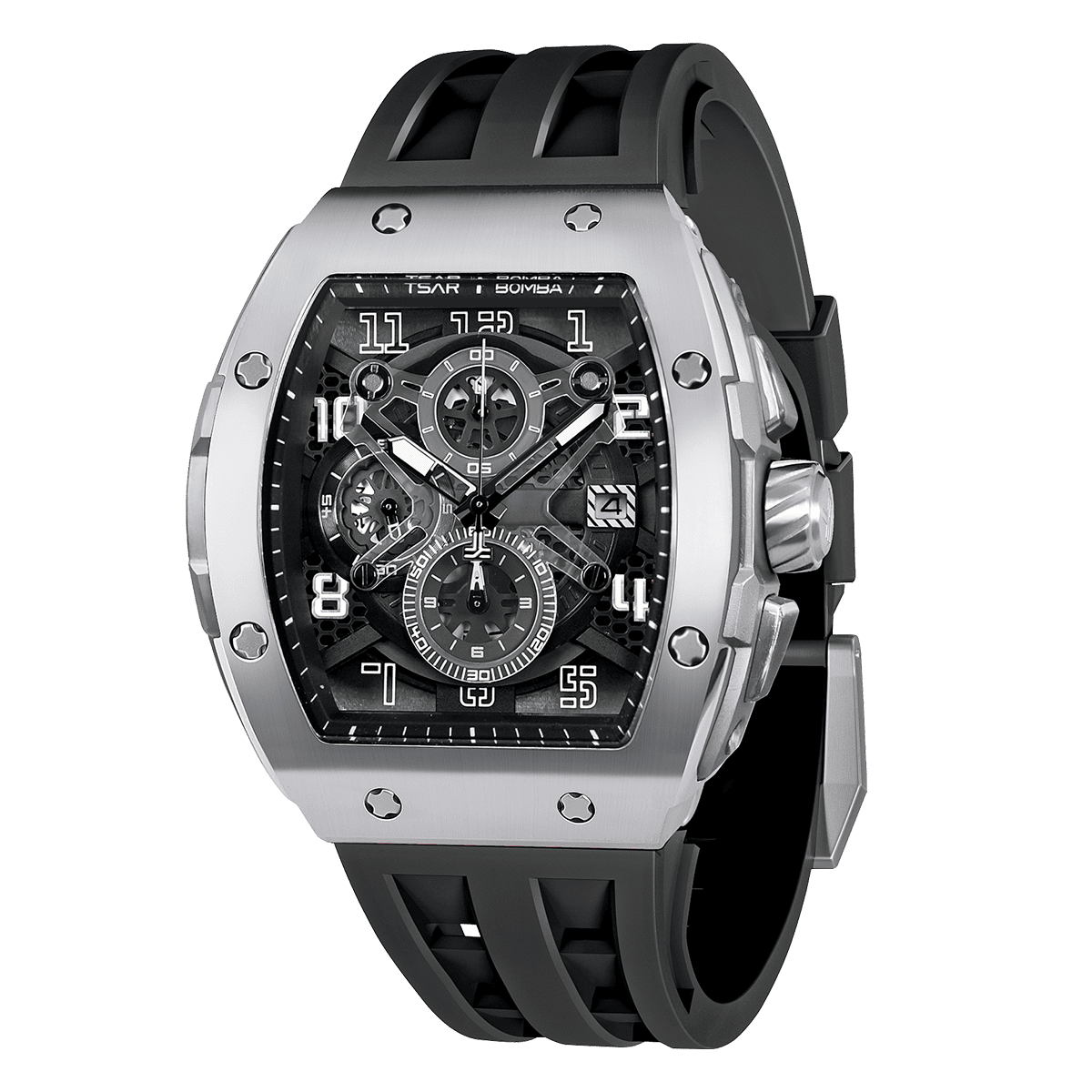 Tsarbomba Elemental TB8211Q Quartz Watch Stainless Steel
