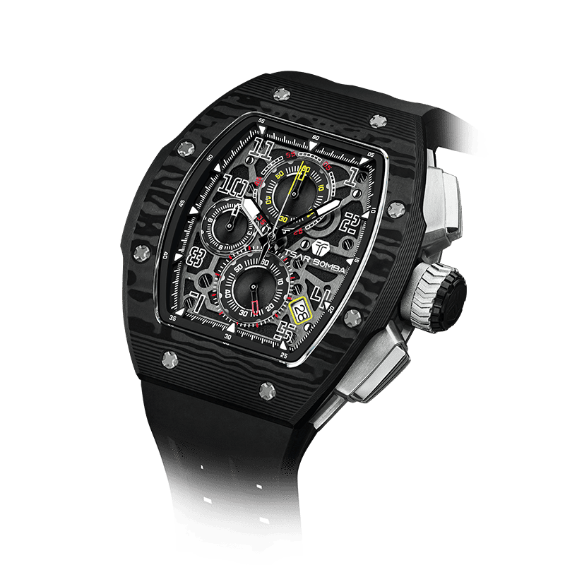 Tsarbomba Atomic TB8214 Interchangeable Calendar Watch 7-in-2 Set