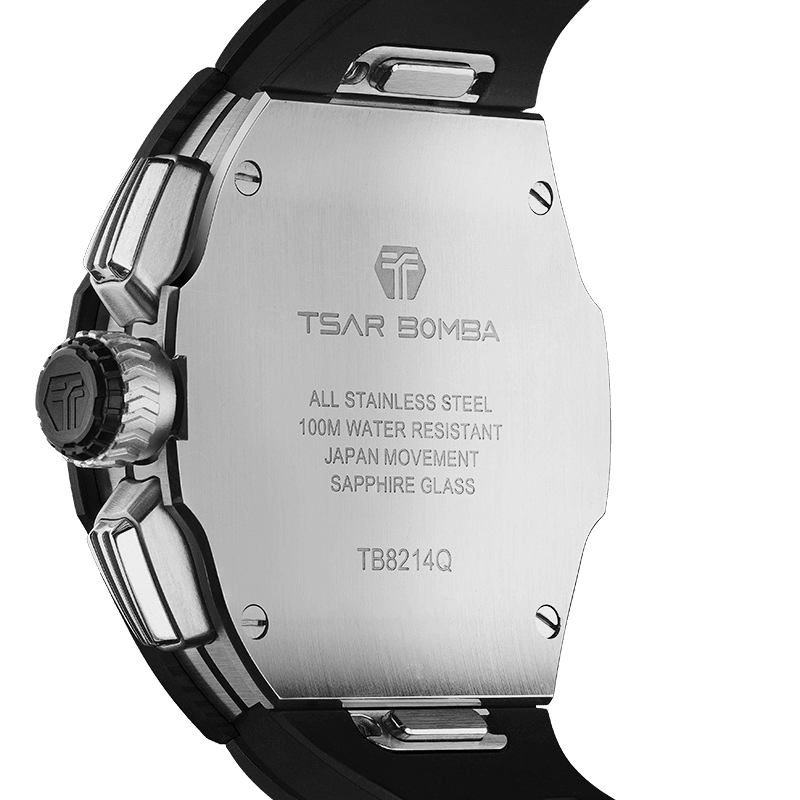 Tsarbomba Atomic TB8214 Interchangeable Calendar Watch 7-in-2 Set
