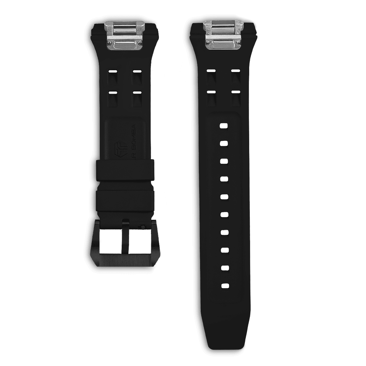 Tsarbomba Atomic Interchangeable Watch Strap Fluororubber Classic or Deployant Clasp