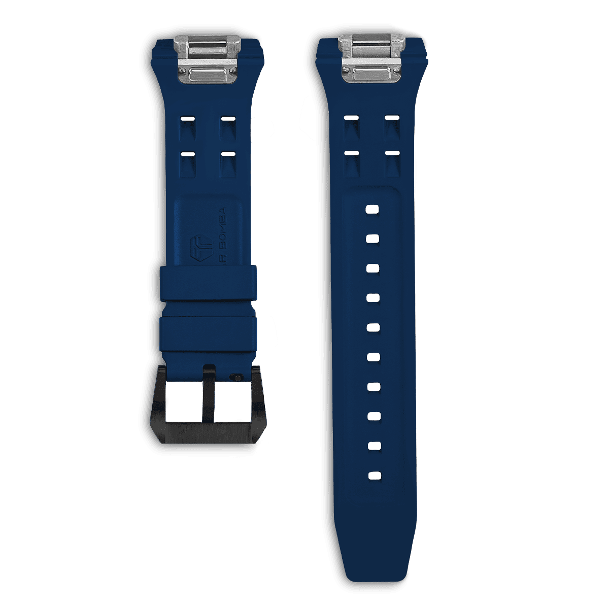 Tsarbomba Atomic Interchangeable Watch Strap Fluororubber Classic or Deployant Clasp