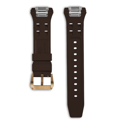 Tsarbomba Atomic Interchangeable Watch Strap Fluororubber Classic or Deployant Clasp