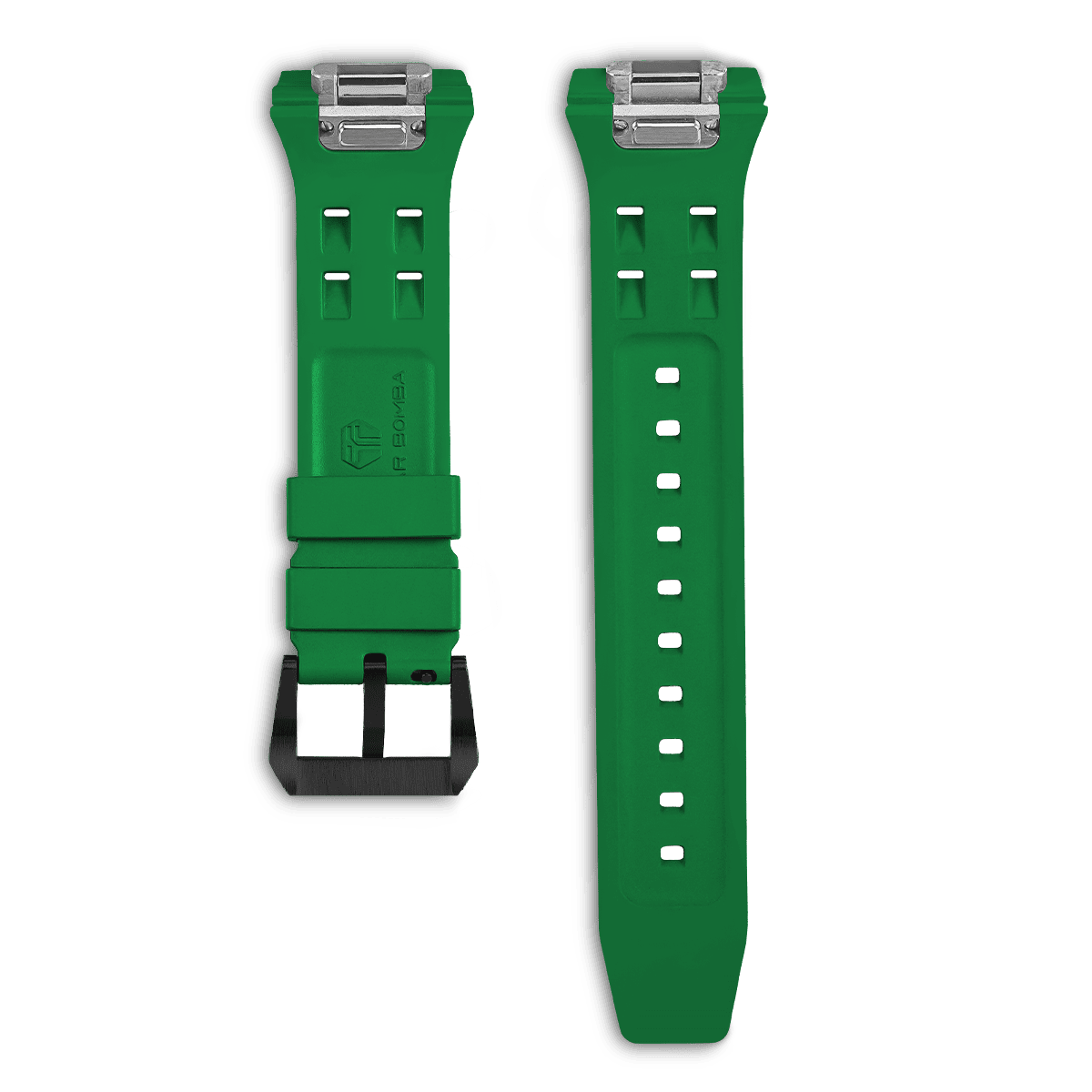 Tsarbomba Atomic Interchangeable Watch Strap Fluororubber Classic or Deployant Clasp
