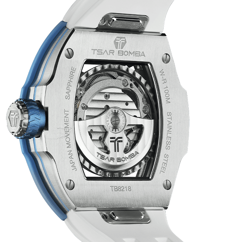 TSAR BOMBA Atomic TB8218 Automatic Watch FluoroRubber Set