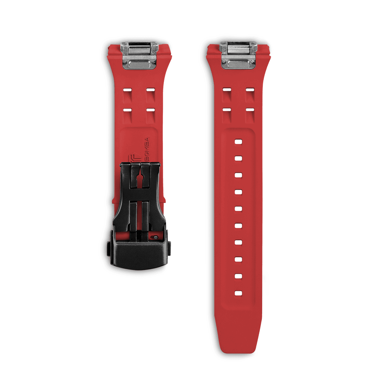 Tsarbomba Atomic Interchangeable Watch Strap Fluororubber Classic or Deployant Clasp